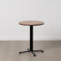 Table Black Natural MDF Wood 60 x 60 x 75 cm