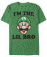 Фото #1 товара Nintendo Men's Super Mario Lil Bro Short Sleeve T-Shirt