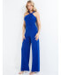 Women's Asymmetric Halter Palazzo Jumpsuit