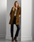 ფოტო #5 პროდუქტის Womens Hooded A-Line Raincoat