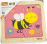 Фото #4 товара Viga Viga 50138 Puzzle na podkładce - pszczółka