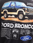 Cotton On relaxed t-shirt in overwashed black with Ford Bronco graphic