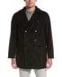 Hudson Double-Breasted Wool-Blend Peacoat Men's