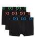 3 Pack Black, Electric Blue, Diva Pink, Electric Green