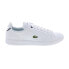 Фото #1 товара Lacoste Carnaby Pro Bl23 1 Mens White Leather Lifestyle Sneakers Shoes