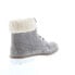 Diba True Draw Tap 31120 Womens Gray Suede Lace Up Casual Dress Boots