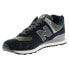 Фото #4 товара New Balance 574 U574KBG Mens Black Suede Lace Up Lifestyle Sneakers Shoes