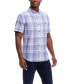 ფოტო #5 პროდუქტის Men's Short Sleeve Plaid Shirt