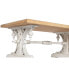 Фото #3 товара Кофейный столик Home ESPRIT Белый Натуральный древесина ели Деревянный MDF 110 x 65 x 46 cm