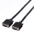 Фото #2 товара VALUE SVGA Cable - HD15 - M/M 10 m - 10 m - VGA (D-Sub) - VGA (D-Sub) - Male - Male - Black