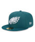 Фото #4 товара Men's Midnight Green Philadelphia Eagles Active Ballistic 59FIFTY Fitted Hat