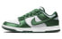 Фото #1 товара Nike Dunk Low "Team Green and White" 绿丝绸 耐磨透气 低帮 板鞋 女款 白绿 / Кроссовки Nike Dunk Low DX5931-100