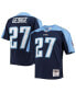 Фото #4 товара Men's Eddie George Navy Tennessee Titans Big and Tall 1999 Retired Player Replica Jersey