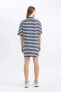 Фото #4 товара Платье Coool Oversize полосатое будущее