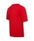 ფოტო #2 პროდუქტის Men's Red, Black Atlanta Hawks Arctic T-shirt and Pajama Pants Sleep Set