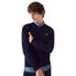 LACOSTE Classic Fit Ribbed V Cotton Sweater