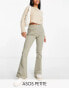 Фото #2 товара ASOS DESIGN Petite flare cord trouser in sage