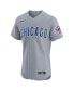 ფოტო #2 პროდუქტის Men's Gray Chicago Cubs Road 2024 Jackie Robinson Day Elite Jersey