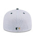 Фото #2 товара Men's White Oakland Athletics Throwback Mesh 59FIFTY Fitted Hat