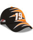 ფოტო #2 პროდუქტის Men's Black, Orange Martin Truex Jr 9FORTY Zig Zag Snapback Adjustable Hat