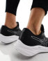 Asics Gel-Pulse 15 neutral running trainers in black and sheet rock