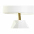 Фото #2 товара Декоративная настольная лампа DKD Home Decor Белый полиэстер Металл Керамика 220 В Позолота 50 Вт (20 x 20 x 37 см)