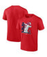 Фото #1 товара Men's Shohei Ohtani Red Los Angeles Angels 2021 Al MVP T-shirt