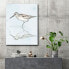 Фото #2 товара Sandpiper Reflections II Gallery-Wrapped Canvas Wall Art - 18" x 24"