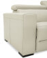 Фото #8 товара Nevio 3-pc Leather Sectional Sofa with Chaise, 1 Power Recliner and Articulating Headrests, Created for Macy's