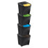 KEDEN SORTIBOX set of 4 trash cans 100L