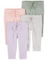 Фото #7 товара Baby 4-Pack Pull-On Pants NB