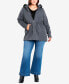 Plus Size Faux Fur Lightweight Coat