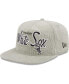 ფოტო #4 პროდუქტის Men's Gray Chicago White Sox Corduroy Golfer Adjustable Hat