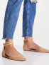 Фото #1 товара ASOS DESIGN Lift ballet flats in beige