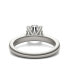 ფოტო #6 პროდუქტის Moissanite Cathedral Solitaire Ring (1-9/10 Carat Total Weight Diamond Equivalent) in 14K White Gold