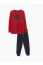 Uzun Kollu Erkek Çocuk Pijama Takımı