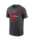 Men's Anthracite Buffalo Bills 2022 NFL Playoffs Iconic T-shirt