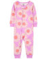 Фото #7 товара Toddler 1-Piece Daisy 100% Snug Fit Cotton Footless PJs 4T