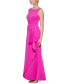 Ruched Cascading-Ruffle Gown