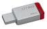 Фото #3 товара Kingston DataTraveler 50 32GB - 32 GB - USB Type-A - 3.2 Gen 1 (3.1 Gen 1) - Capless - Red - Silver
