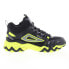 Фото #3 товара Fila Oakmont TR Mid 1JM01276-007 Mens Black Leather Athletic Hiking Shoes 10.5