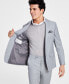 Фото #4 товара Men's Skinny-Fit Sharkskin Suit Jacket, Created for Macy's