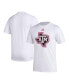 Men's White Texas A&M Aggies Pregame AEROREADY T-shirt 2XL - фото #1