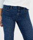 Фото #5 товара Petite Mid-Rise Curvy Roll-Cuff Capri Jeans, Created for Macy's