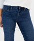 ფოტო #5 პროდუქტის Petite Mid-Rise Curvy Roll-Cuff Capri Jeans, Created for Macy's