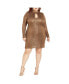 Фото #2 товара Plus Size Glowing Mini Dress