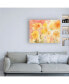 Фото #3 товара Sheila Golden Coral Sky, Yellow Garden Canvas Art - 36.5" x 48"