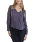 Bella Dahl V-Neck Smocked Blouse Women's Xs