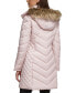 Фото #2 товара Women's Faux-Fur-Trim Hooded Puffer Coat