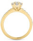 ფოტო #7 პროდუქტის Diamond (1-1/6 ct. t.w.) Cluster Bridal Set in 14K White or Yellow Gold